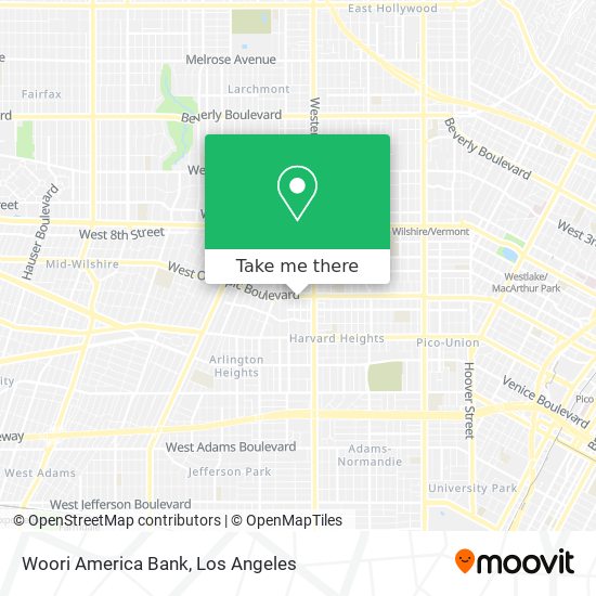 Woori America Bank map