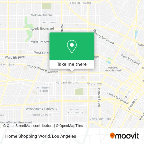 Mapa de Home Shopping World
