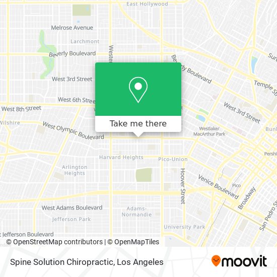 Spine Solution Chiropractic map
