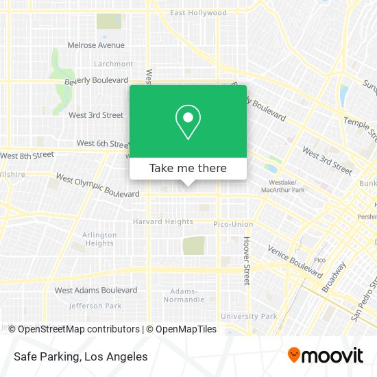 Safe Parking map