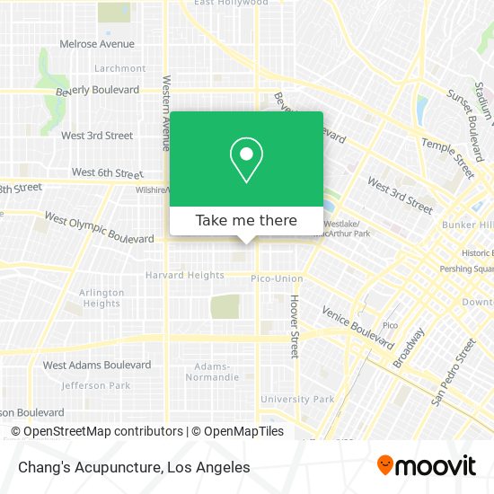 Chang's Acupuncture map