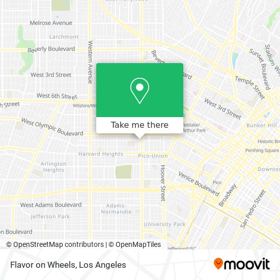 Flavor on Wheels map