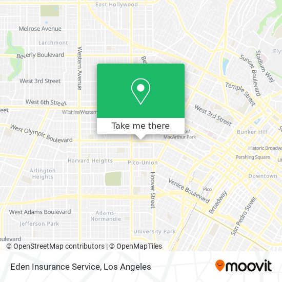 Mapa de Eden Insurance Service