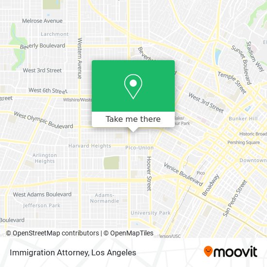 Immigration Attorney map