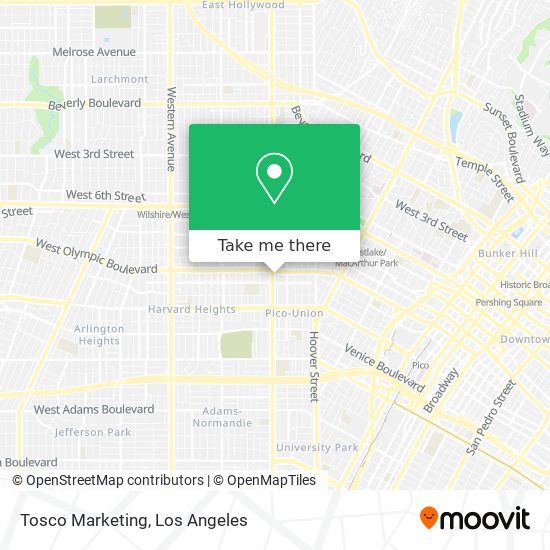 Tosco Marketing map