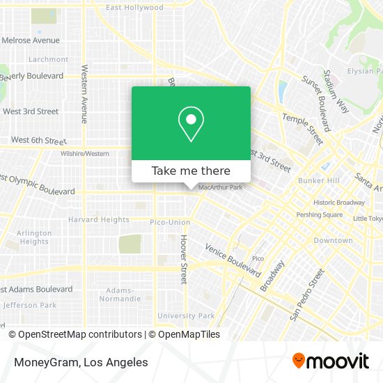 MoneyGram map