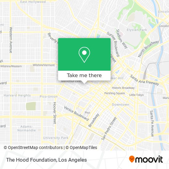 The Hood Foundation map