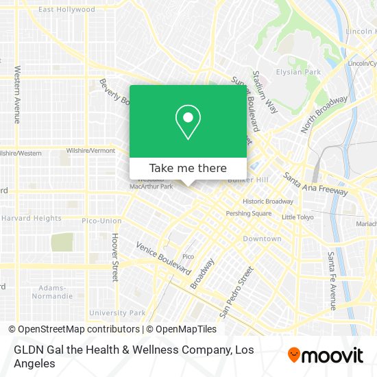 GLDN Gal the Health & Wellness Company map