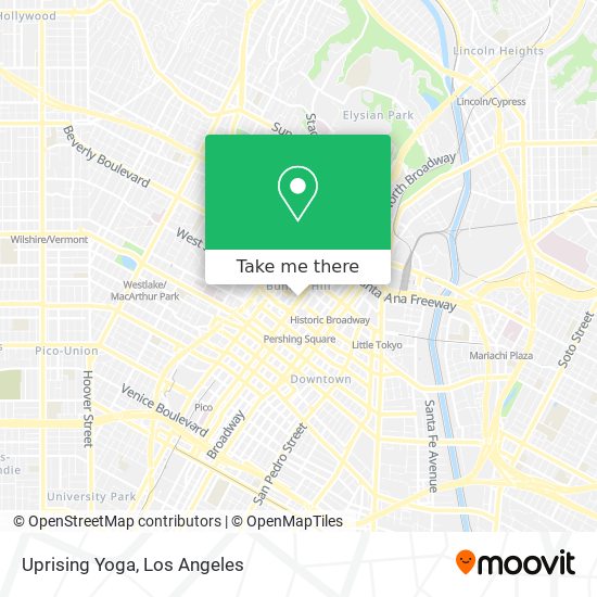 Uprising Yoga map