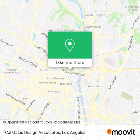 Mapa de Cal Oasis Design Associates