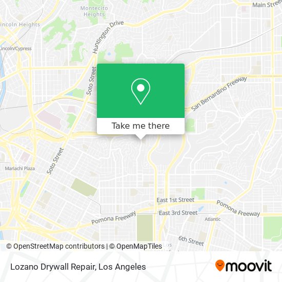 Mapa de Lozano Drywall Repair