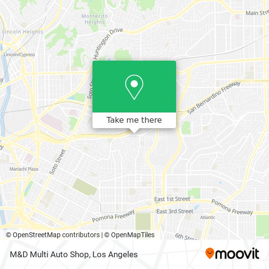 M&D Multi Auto Shop map