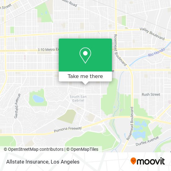 Allstate Insurance map