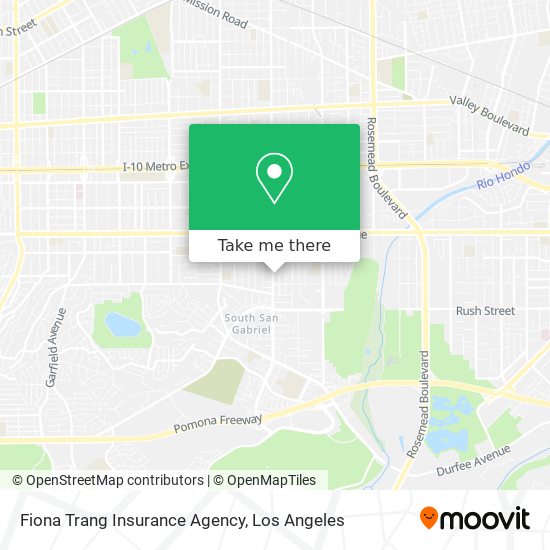 Mapa de Fiona Trang Insurance Agency