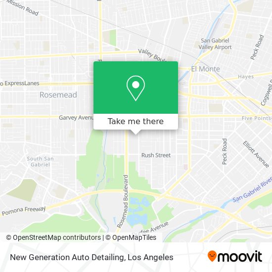 Mapa de New Generation Auto Detailing