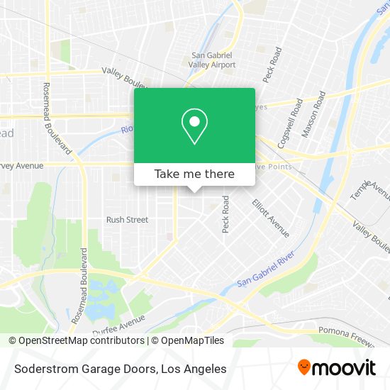 Soderstrom Garage Doors map