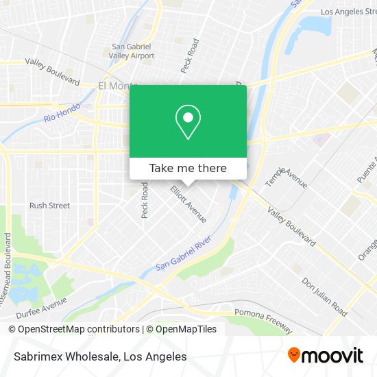 Sabrimex Wholesale map