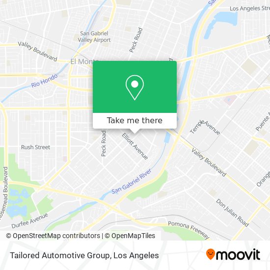 Tailored Automotive Group map