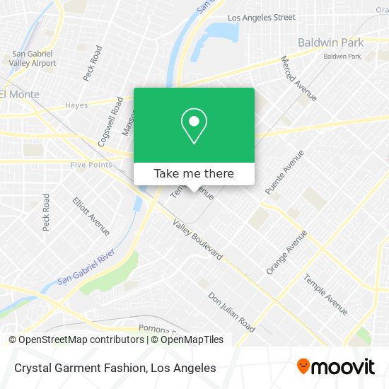 Crystal Garment Fashion map