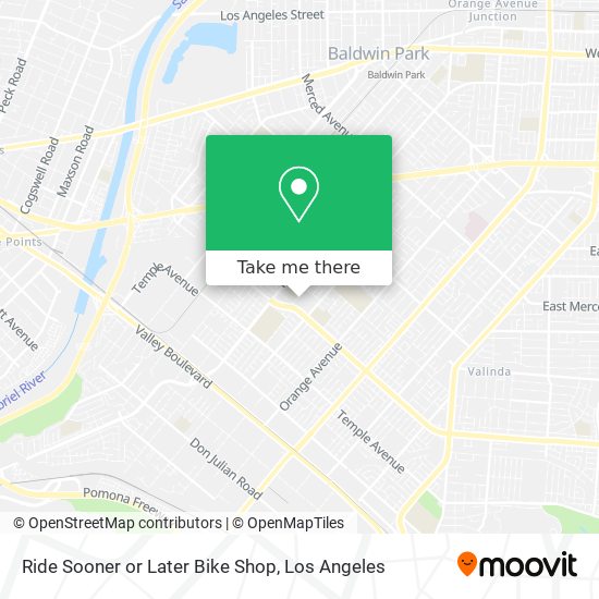 Mapa de Ride Sooner or Later Bike Shop