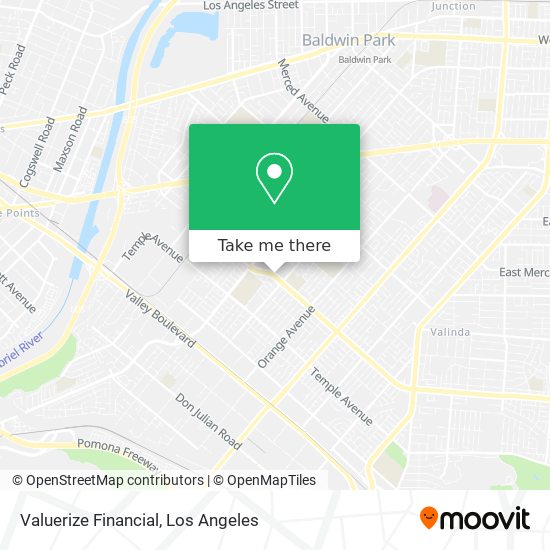 Mapa de Valuerize Financial