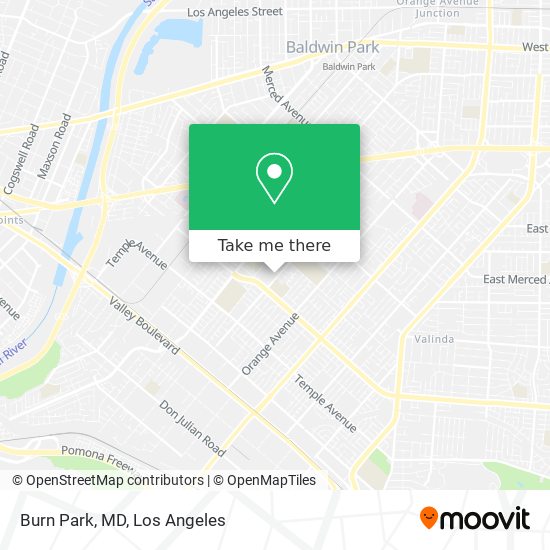 Mapa de Burn Park, MD