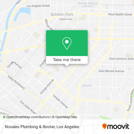 Mapa de Rosales Plumbing & Rooter