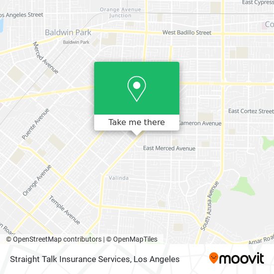 Straight Talk Insurance Services map