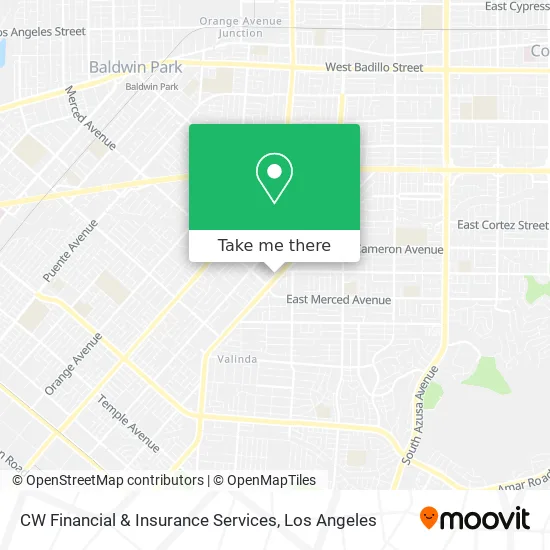 CW Financial & Insurance Services map