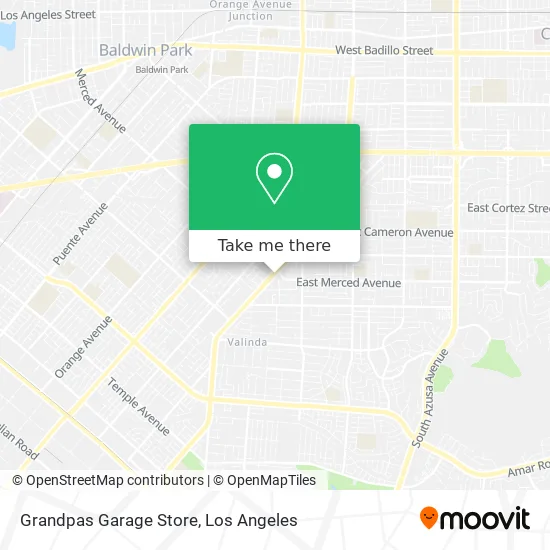 Grandpas Garage Store map