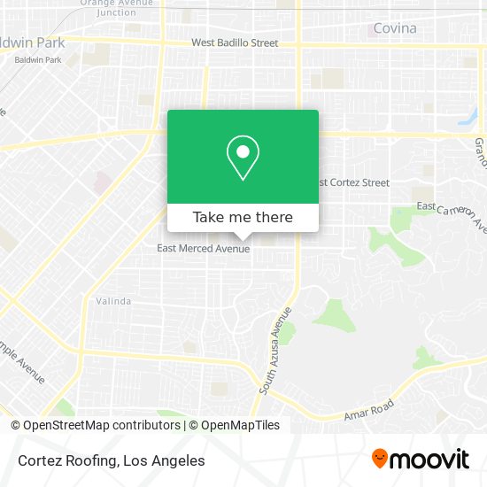 Cortez Roofing map