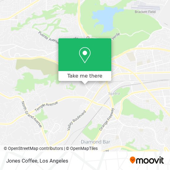 Jones Coffee map