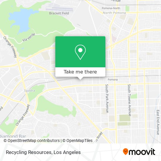 Recycling Resources map