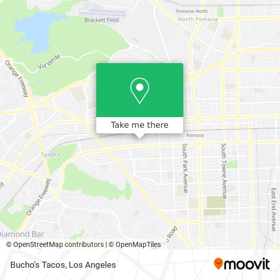 Bucho's Tacos map