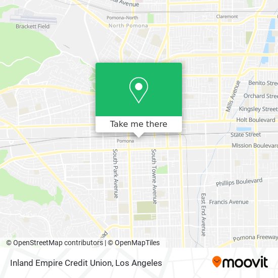 Inland Empire Credit Union map