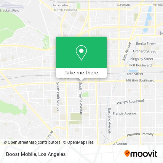 Boost Mobile map