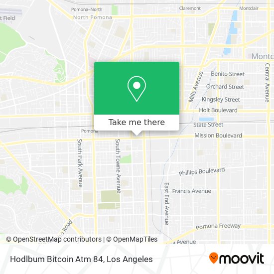 Mapa de Hodlbum Bitcoin Atm 84