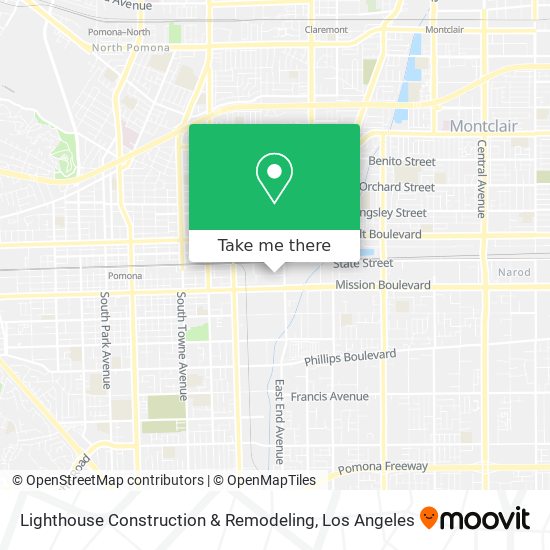 Lighthouse Construction & Remodeling map