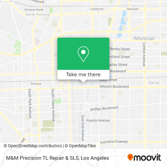 M&M Precision TL Repair & SLS map