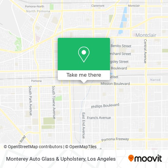 Monterey Auto Glass & Upholstery map