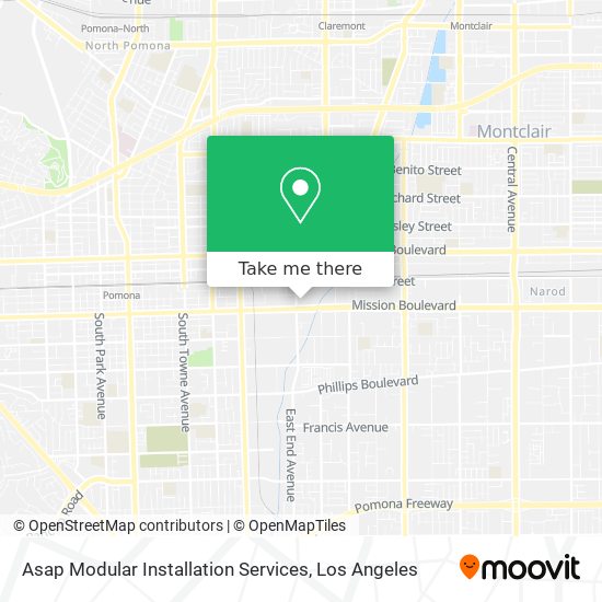 Mapa de Asap Modular Installation Services