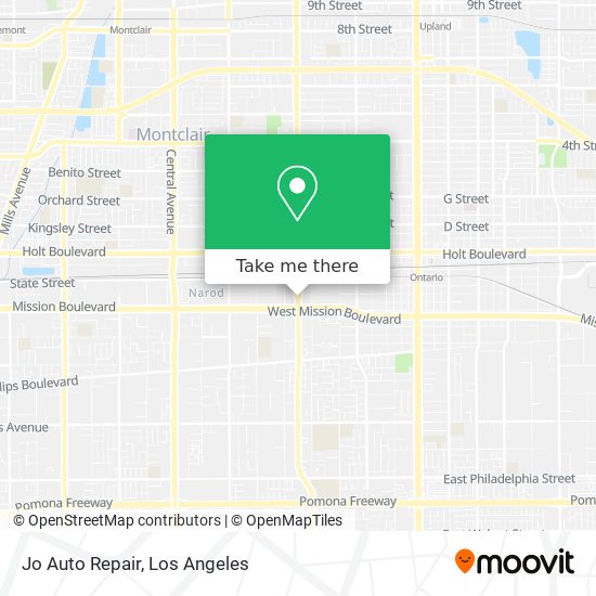 Jo Auto Repair map