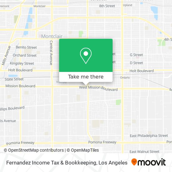 Mapa de Fernandez Income Tax & Bookkeeping