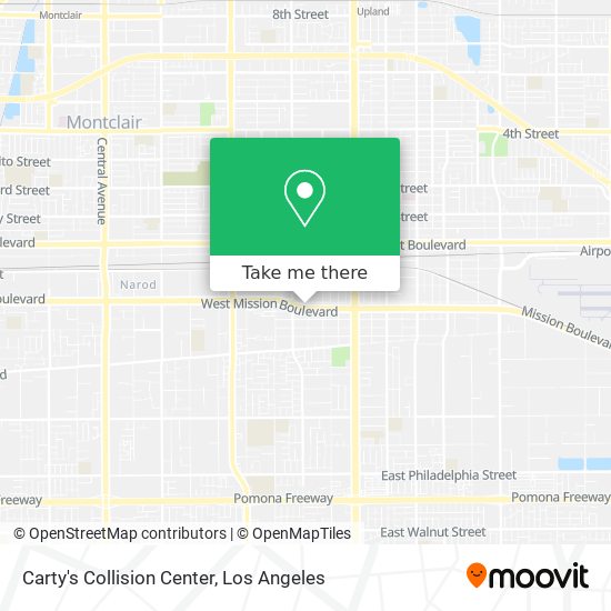 Carty's Collision Center map