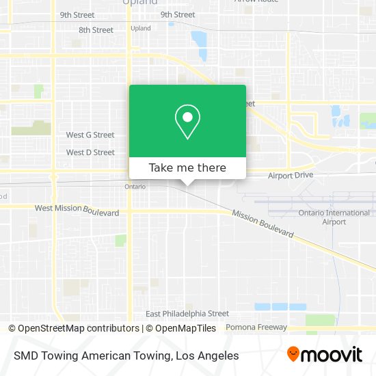 SMD Towing American Towing map