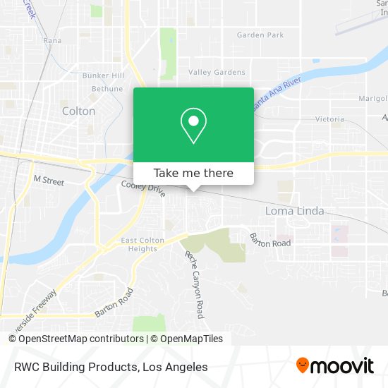 RWC Building Products map