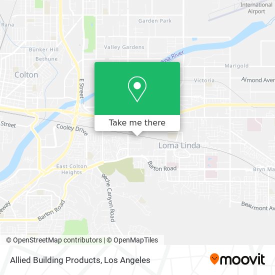 Allied Building Products map