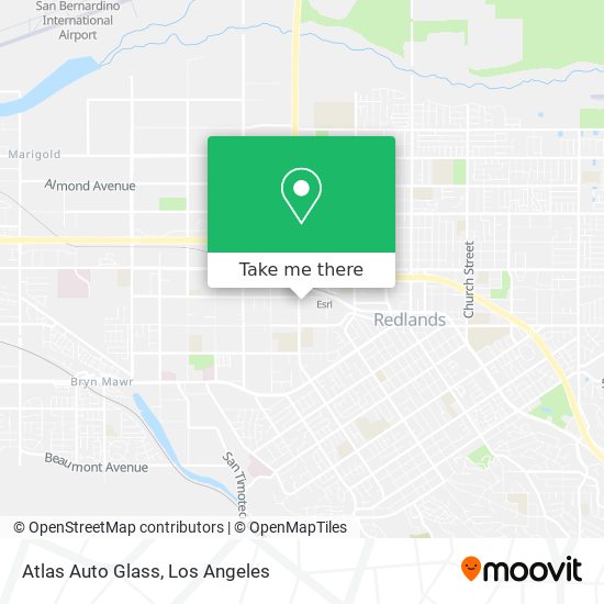 Atlas Auto Glass map