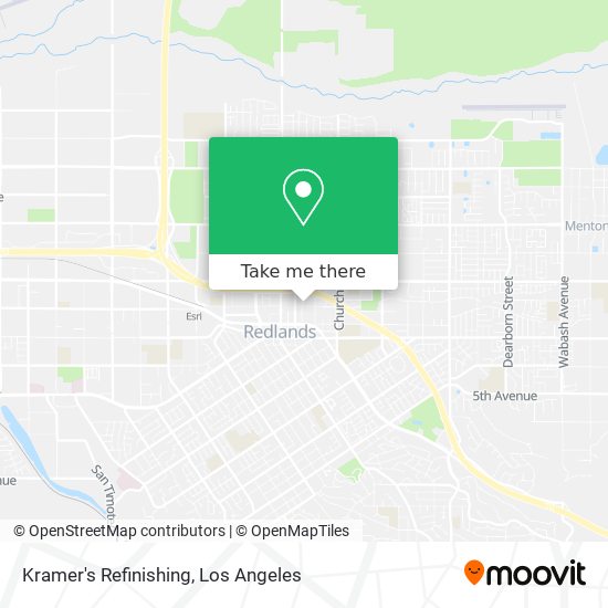 Kramer's Refinishing map