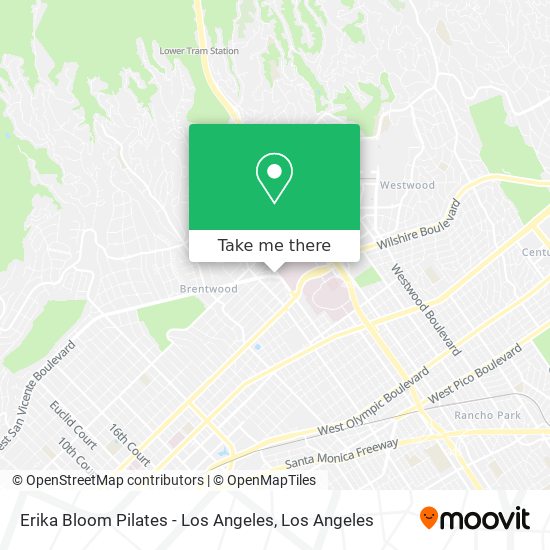 Erika Bloom Pilates - Los Angeles map